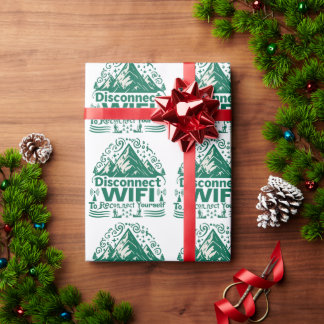 Ontsnap aan de digitale herverbinding met Natuur Cadeaupapier