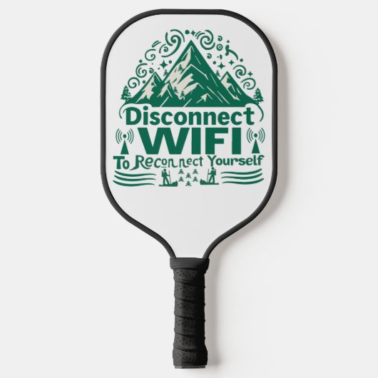 Ontsnap aan de digitale herverbinding met Natuur Pickleball Paddle (Voorkant)