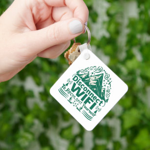 Ontsnap aan de digitale herverbinding met Natuur Sleutelhanger