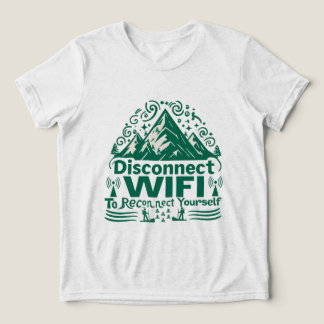 Ontsnap aan de digitale herverbinding met Natuur Tri-Blend Shirt