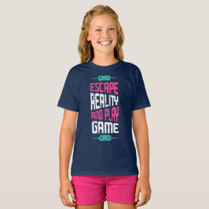 Ontsnap aan de realiteit en speel games t-shirt