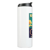 Ontsnap aan de stadsrit Gravel Fietsen Thermosbeker (Gedraaid links)