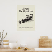 Ontsnap aan het Algoritme Poster (Keuken)