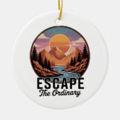 Ontsnap aan het gewone - Natuur avontuur Keramisch Ornament (Voorkant)