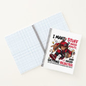 Ontsnap Dagelijkse Routine Studio Grap Notitieboek (Binnen)