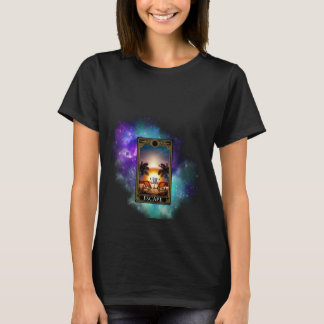 Ontsnap naar het strand Tarot T-shirt