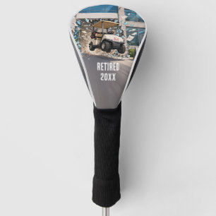Ontsnap uit de pensioenleeftijd op kantoor golfheadcover