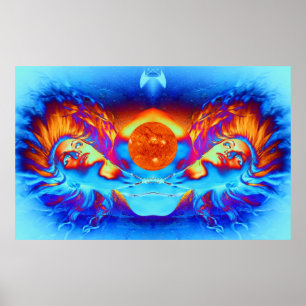 Ontsnappen aan de Zon Poster