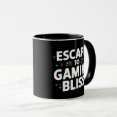 Ontsnappen aan Gaming Bliss, gamers mokken (Voorkant rechts)