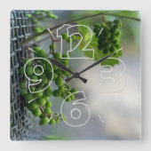 Ontsnappen aan het hek vierkante klok (Voorkant)