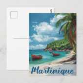Ontsnappen aan het Paradijs: Martinique  Vakantie Briefkaart (Voorkant / Achterkant)