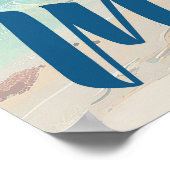 Ontsnappen aan het Paradijs: Martinique  Vakantie Poster (Hoek)