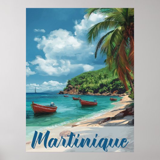 Ontsnappen aan het Paradijs: Martinique  Vakantie Poster (Voorkant)