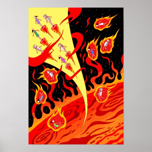 Ontsnappen aan prominenties. poster (Voorkant)