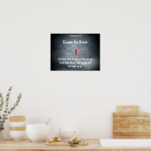 Ontsnappen het Storm GOD Chose Jesus Poster (Keuken)