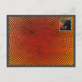 Ontsnappen in stijl: gepersonaliseerde Noir Art Tr Briefkaart (Achterkant)