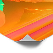 Ontsnappen naar Mars City Sci-Fi Fantasy Poster (Hoek)