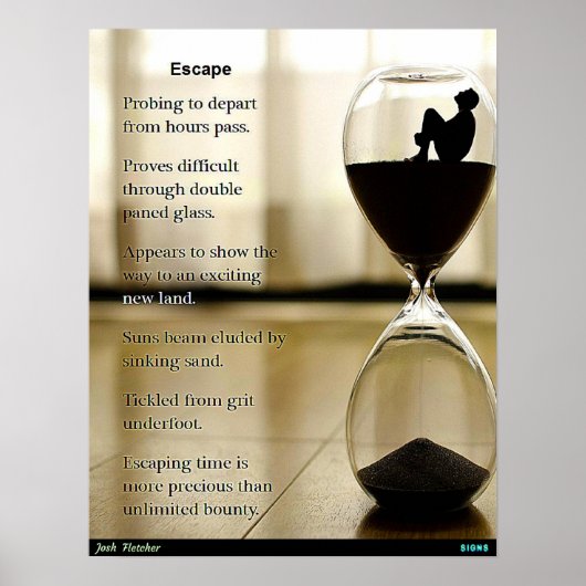 Ontsnappen Poster (Voorkant)