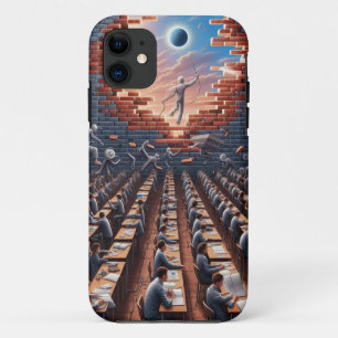 Ontsnappen uit de Matrix: Surrealistische Examenru Case-Mate iPhone Case