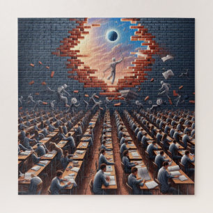 Ontsnappen uit de Matrix: Surrealistische Examenru Legpuzzel