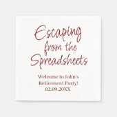 Ontsnappen uit de spreadsheet Custom Retirement Servet (Voorkant)