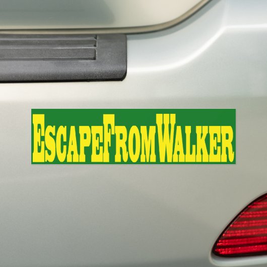 Ontsnappen van loopster bumpersticker (Op auto)