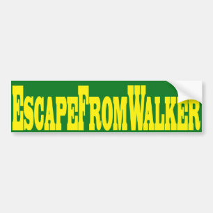 Ontsnappen van loopster bumpersticker
