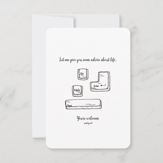 Ontsnappen, verwijderen, invoeren, ruimte - vlakke (Voorkant)