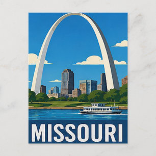 🌉 Ontsnapping bij de Gateway Arch van St. Louis Briefkaart