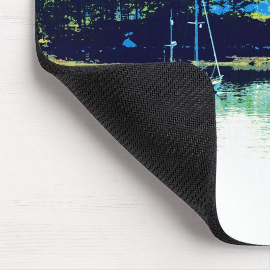 ontsnapping naar paradijs mousepad muismat (Hoek)