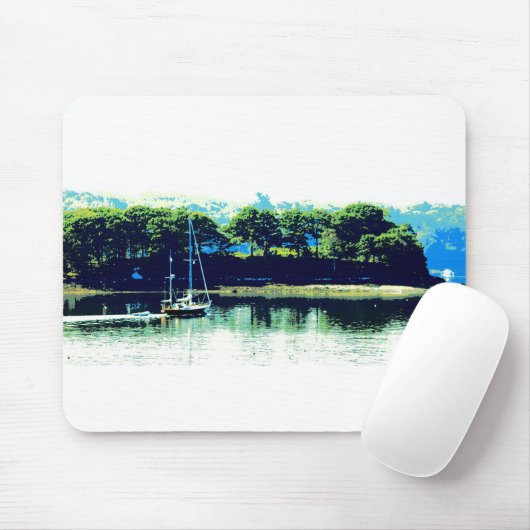 ontsnapping naar paradijs mousepad muismat (Met muis)