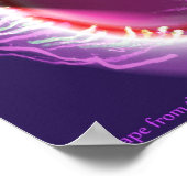 ontsnapping uit de astrale zwarte zee poster (Hoek)