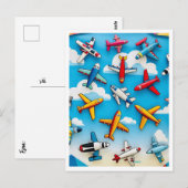 "ONTSNAPPING VANUIT DE LUCHT" BRIEFKAART (Voorkant / Achterkant)