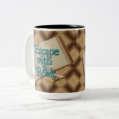 Ontsnappingen met een Mok met een bruine Ruitdiama (Voorkant links)