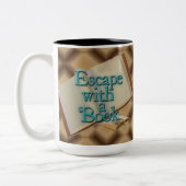 Ontsnappingen met een Mok met een bruine Ruitdiama (Links)