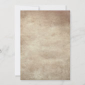 Ontsnappingskamer Party uitnodiging (Achterkant)