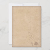 Ontsnappingskamer Verjaardagsfeestuitnodiging Kaart (Achterkant)