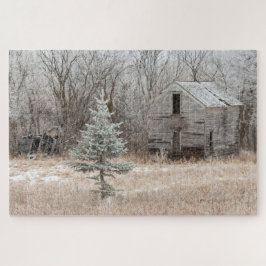 Ontsnappingskoek met kerst legpuzzel