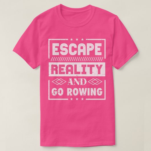 Ontsnappingsrealiteit en weg t-shirt (Design voorkant)