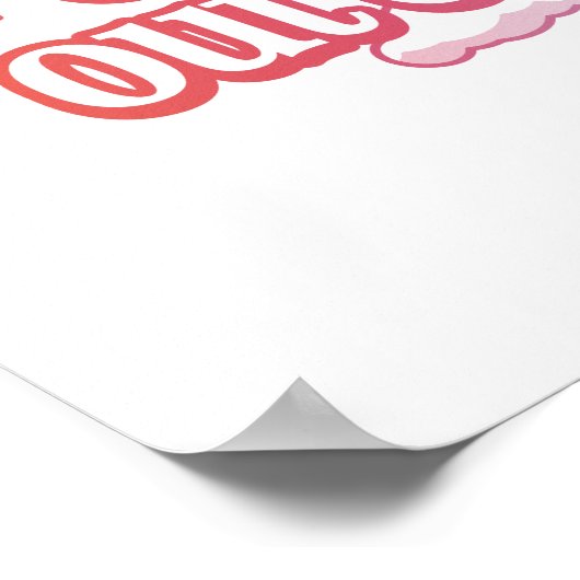 Ontspan, alles is uit de hand gelopen poster (Hoek)