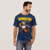 ontspan beer weekend stemming t-shirt (Voorkant volledig)