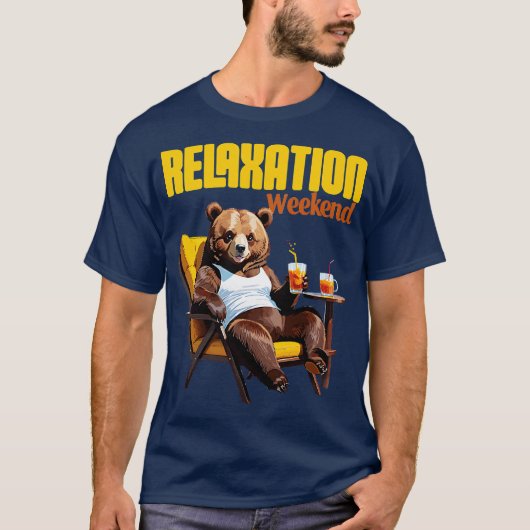 ontspan beer weekend stemming t-shirt (Voorkant)