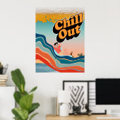 Ontspan - Behang Poster (Thuiskantoor)