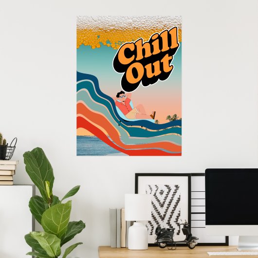 Ontspan - Behang Poster (Thuiskantoor)