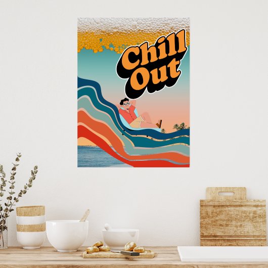Ontspan - Behang Poster (Keuken)