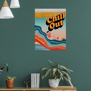 Ontspan - Behang Poster