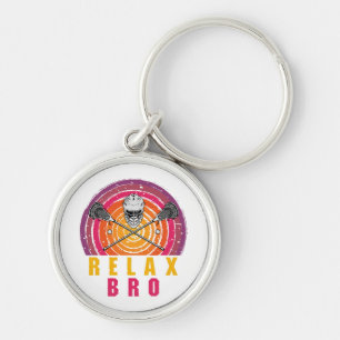 Ontspan Bro Lacrosse Sleutelhanger