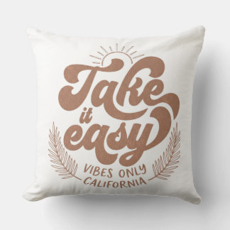 ontspan Californië vibes retro boho Kussen