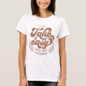 ontspan Californië vibes retro boho T-shirt (Voorkant)