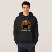 Ontspan dat ik dit heb gegeten hoodie (Voorkant volledig)